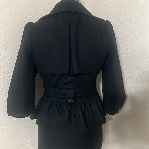 Piko 1988 black wool peacoat - Picture 3 of 7